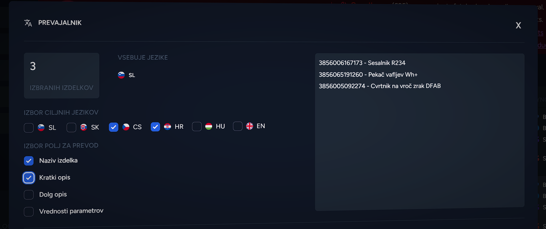 AI masovno prevajanje